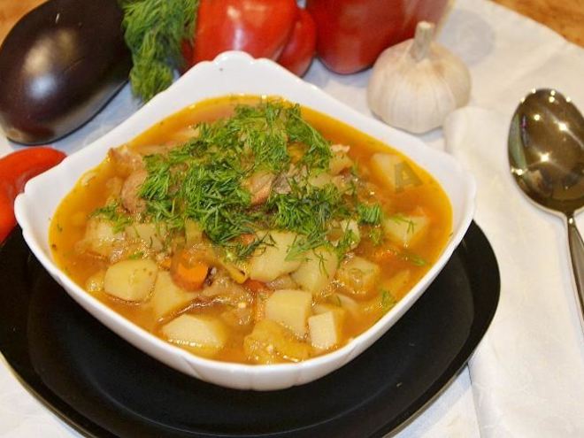 Рецепт лагмана из говядины в мультиварке