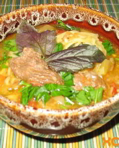 Лагман из говядины