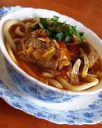 Лагман из индейки