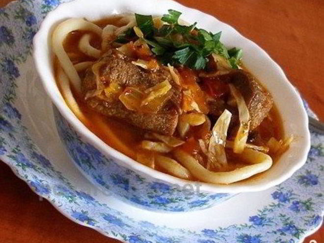 Рецепт лагмана из индейки