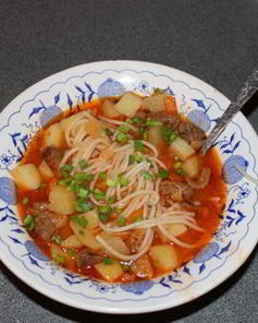 Лагман из утки