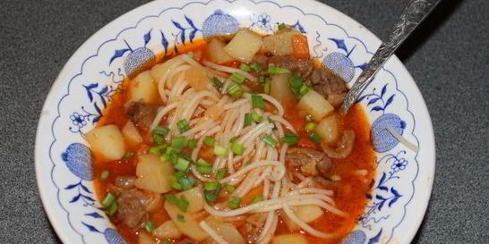 Лагман из утки