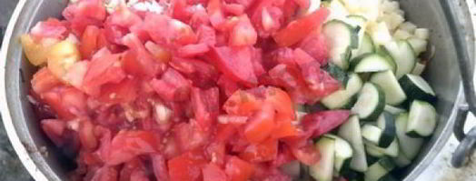 лагман на костре в казане. Шаг 12