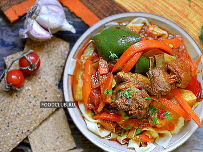 Рецепт лагмана по-арабски