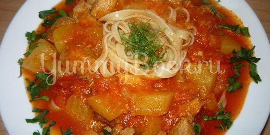 Лагман по-домашнему из мультиварки