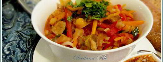 лагман по-уйгурски. Шаг 14