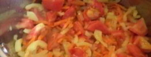 лагман с фасолью. Шаг 3