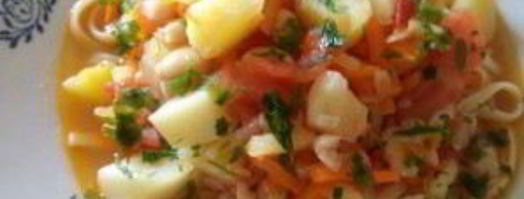 лагман с фасолью. Шаг 5