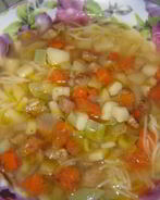 Лагман с редькой