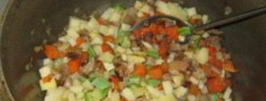 лагман с редькой. Шаг 5