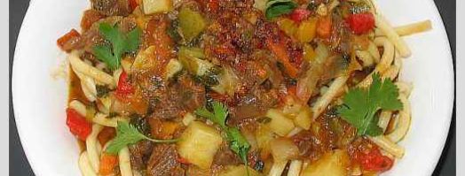 лагман со спагетти. Шаг 80