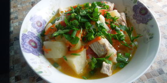 Лагман со свининой в мультиварке