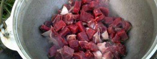 лагман в казане на костре. Шаг 3