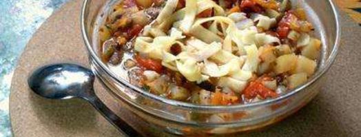 лагман в казане на костре. Шаг 14