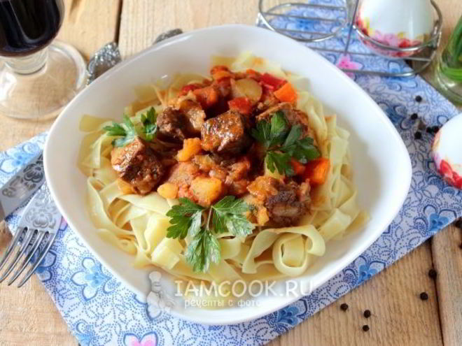 Рецепт лагмана в мультиварке