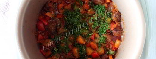 лагман в мультиварке. Шаг 9