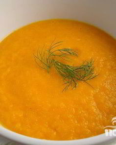 Летний суп из тыквы и апельсинов