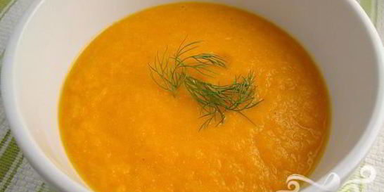 Летний суп из тыквы и апельсинов