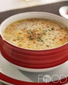 Луковый суп с сыром