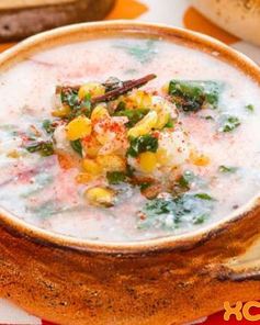 Кисломолочный суп со свекольной ботвой Сарнапур