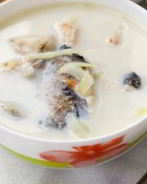 Латвийский молочный суп с рыбой