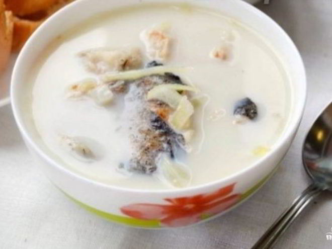 Рецепт латвийского молочного супа с рыбой