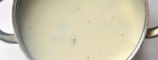 латвийский молочный суп с рыбой. Шаг 6