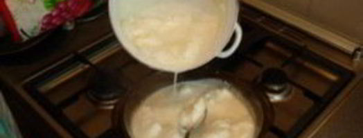 молочный сладкий суп. Шаг 7