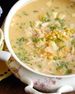 Молочный суп чупе по-аргентински