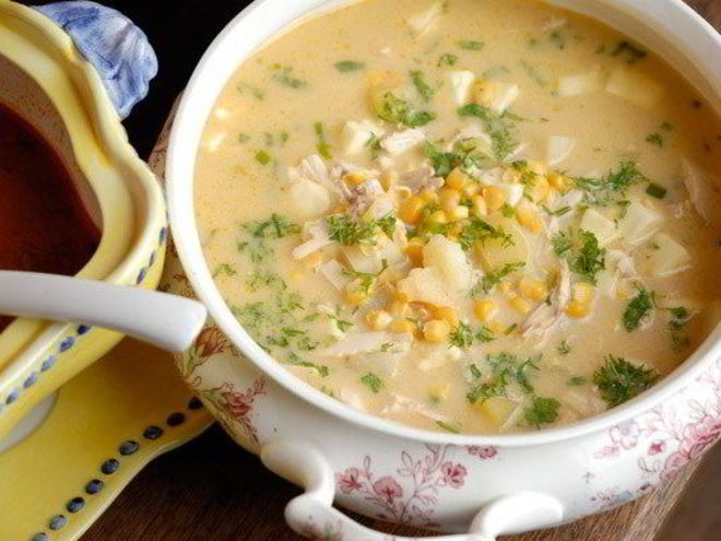 Рецепт молочного супа чупе по-аргентински