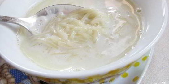 Молочный суп для деток