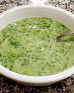 Молочный суп из брокколи