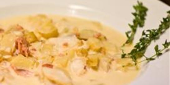 Молочный суп из рыбы