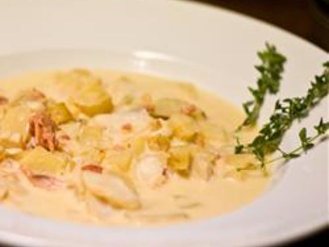 Рецепт молочного супа из рыбы