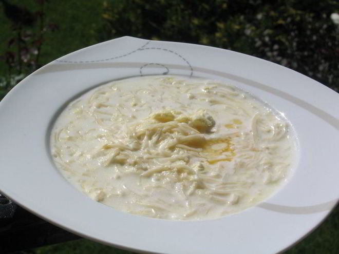 Рецепт молочного супа-лапши