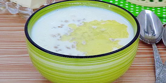 Молочный суп перловый