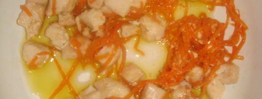 молочный суп по-тайски с курочкой, креветками и помидорчиками черри. Шаг 4