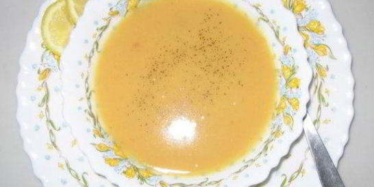 Молочный суп с абрикосами