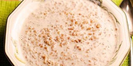 Молочный суп с гречкой