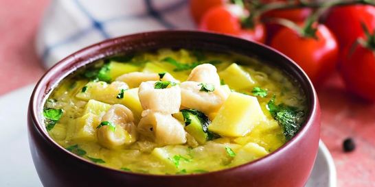 Молочный суп с клецками