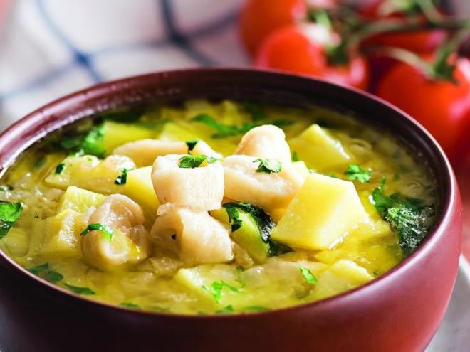 Рецепт молочного супа с клецками