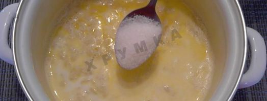 молочный суп с макаронами. Шаг 7