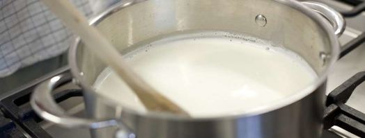 молочный суп с морепродуктами. Шаг 4