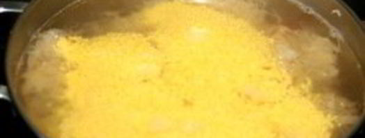 молочный суп с пшеном. Шаг 3