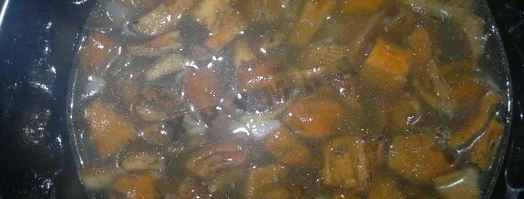 молочный суп с рыжиками. Шаг 8