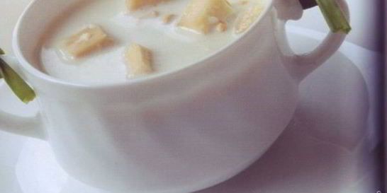 Молочный суп с сыром