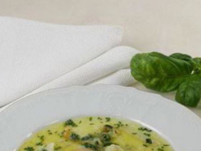 Рецепт молочного супа с цветной капустой