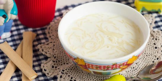 Молочный суп с вермишелью