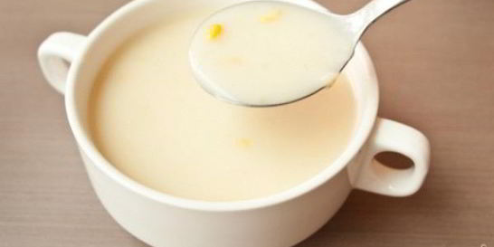 Молочный суп с яйцом