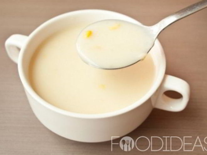 Рецепт молочного супа с яйцом